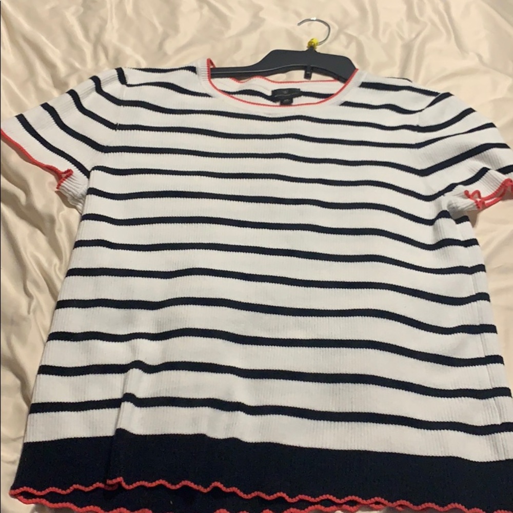 Business stretchy short sleeve top